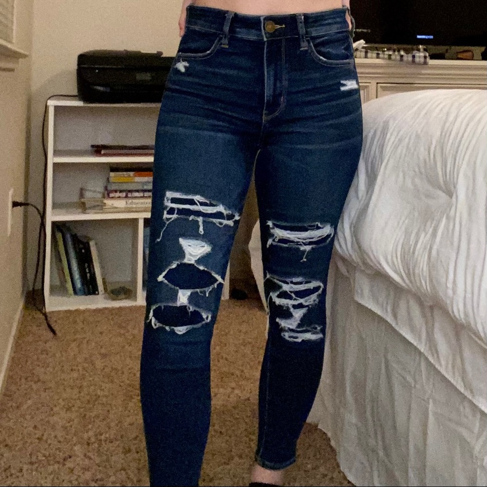 American Eagle Hi-Rise Jegging size 6 X-short